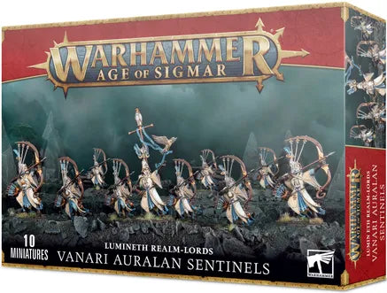 WARHAMMER AGE OF SIGMAR LUMINETH REALM-LORDS VANARI AURALAN SENTINELS