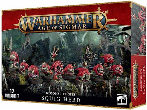 WARHAMMER AGE OF SIGMAR GLOOMSPITE GITZ SQUIG HERD