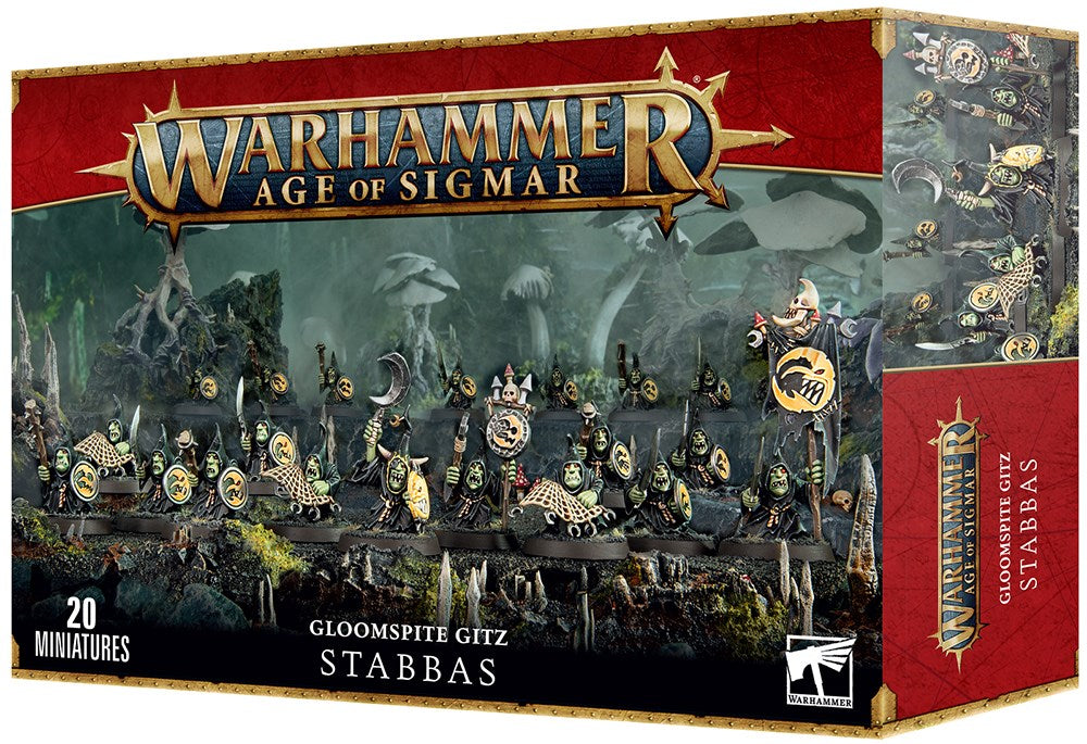 WARHAMMER AGE OF SIGMAR GLOOMSPITE GITZ STABBAS