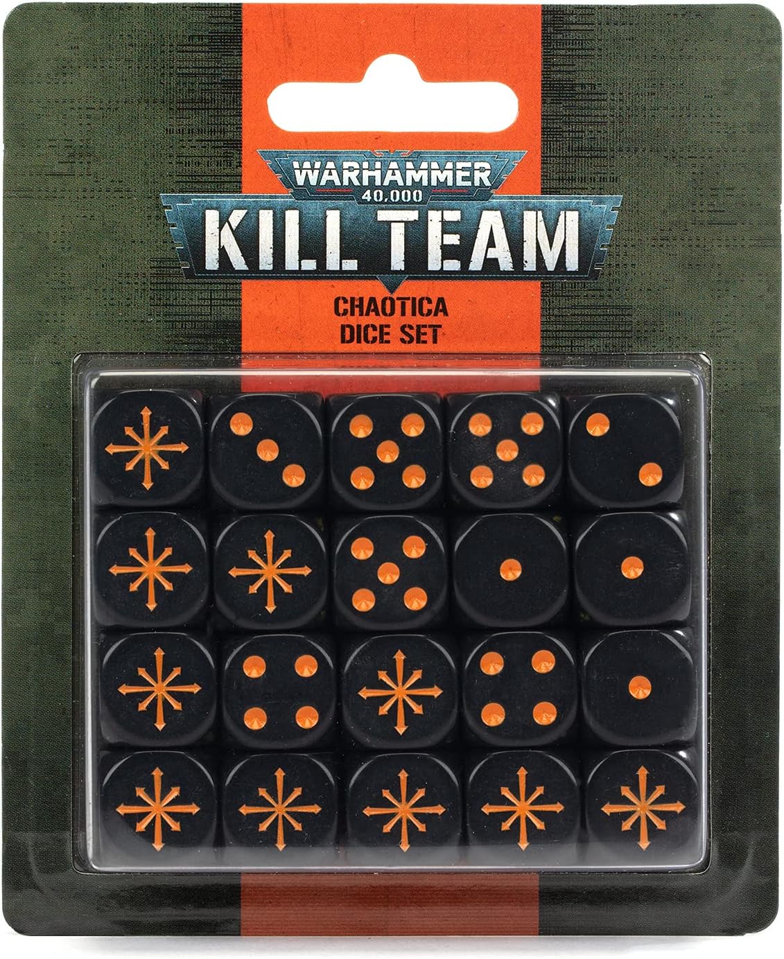 WARHAMMER KILL TEAM CHAOTICA DICE SET