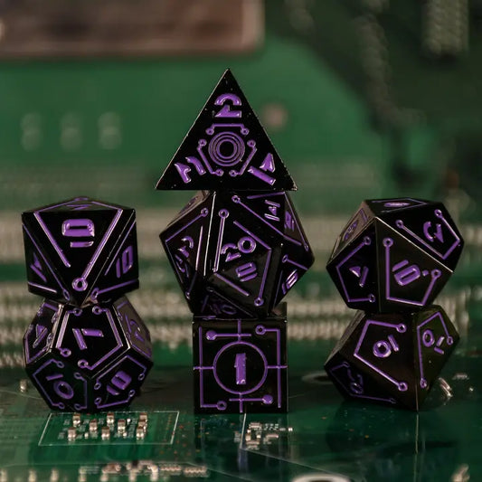 Cyberlink - Void Purple Dice Set