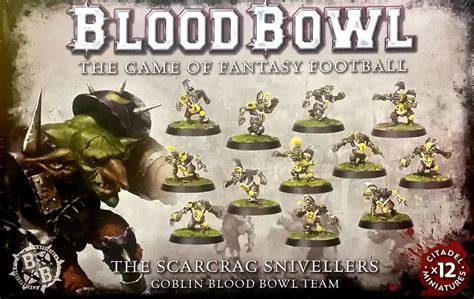 BLOOD BOWL THE SCARCRAG SNIVELLERS GOBLIN TEAM