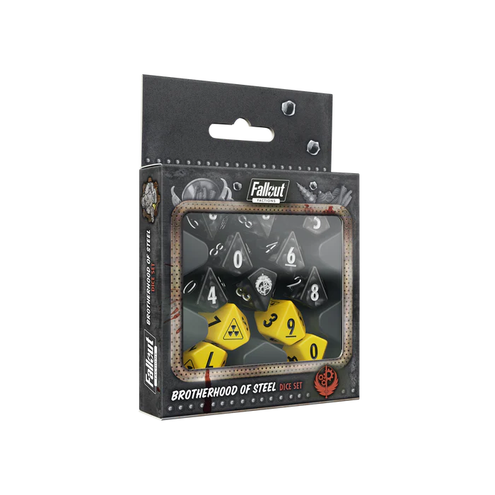 Fallout Factions: Dice Set - Brotherhood of Steel